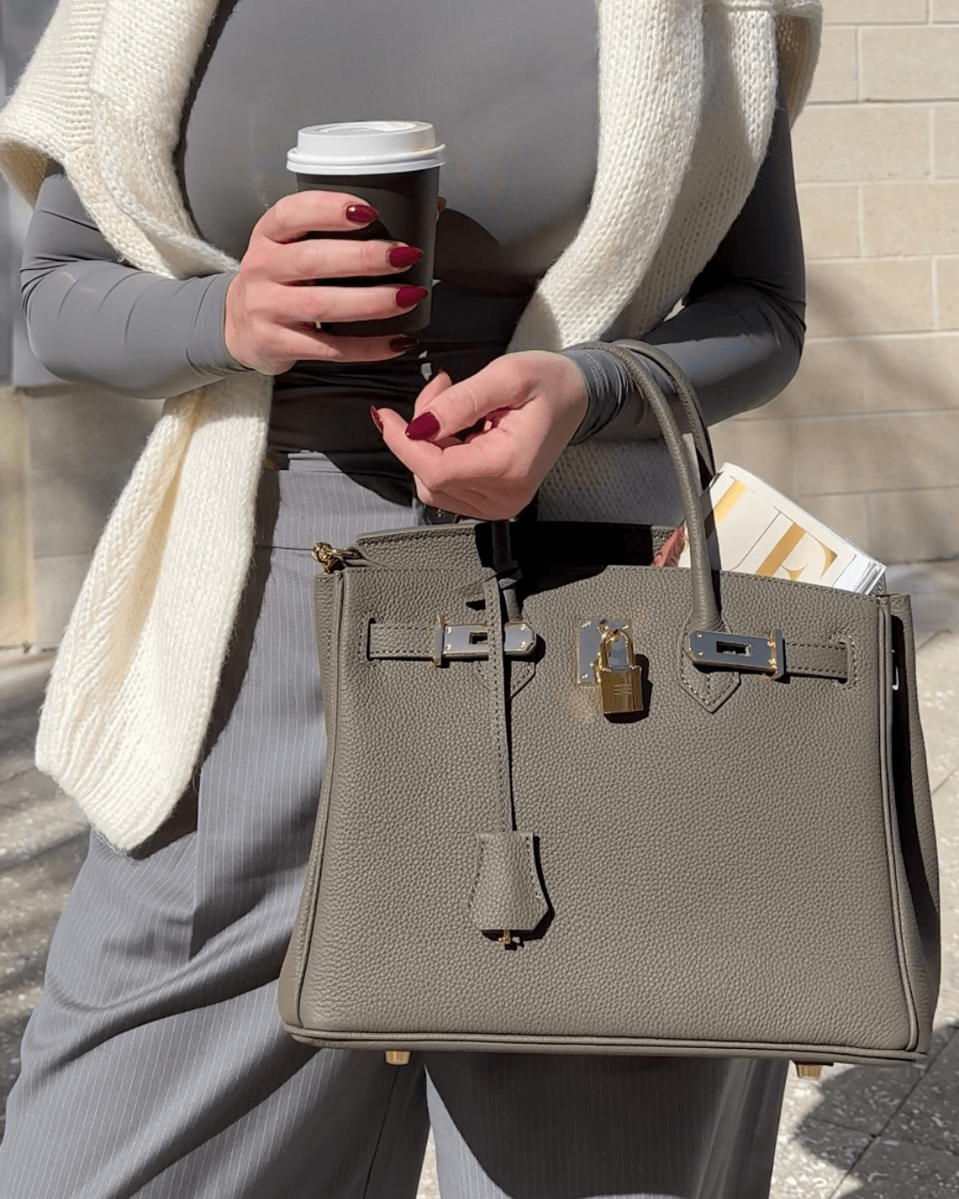 Stor Läderhandväska för kvinnor – Elegant Design