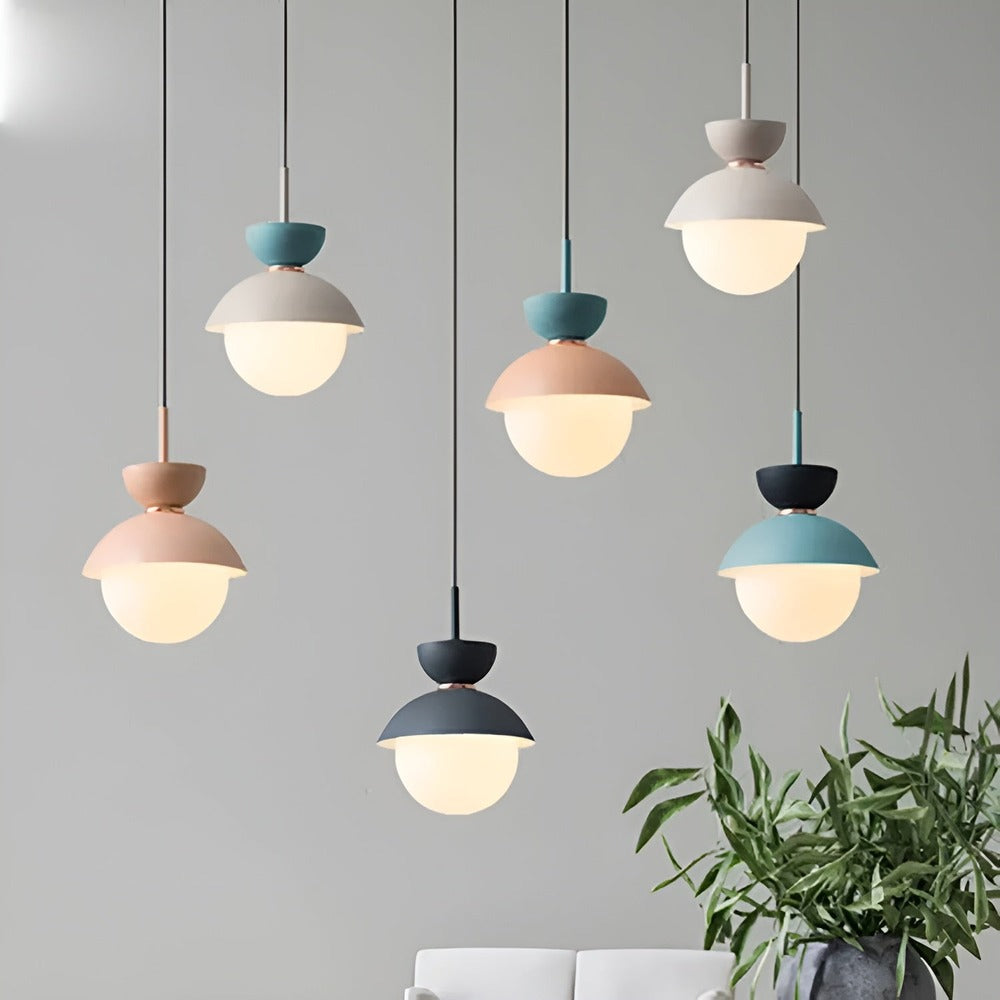Nordhalo – Elegant Rund Taklampa i Borstad Aluminium